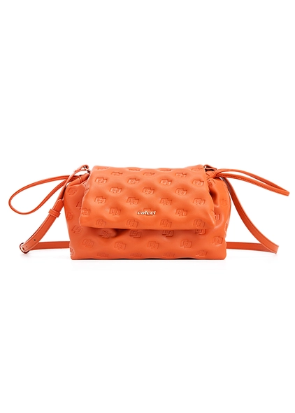 Bolsa Colcci Fem Cross Puffer M Grav Laranja