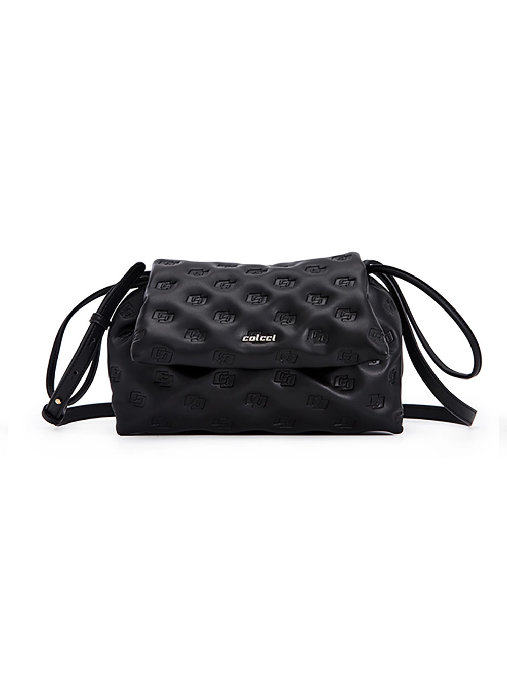 Bolsa Colcci Fem Cross Puffer M Grav Preto