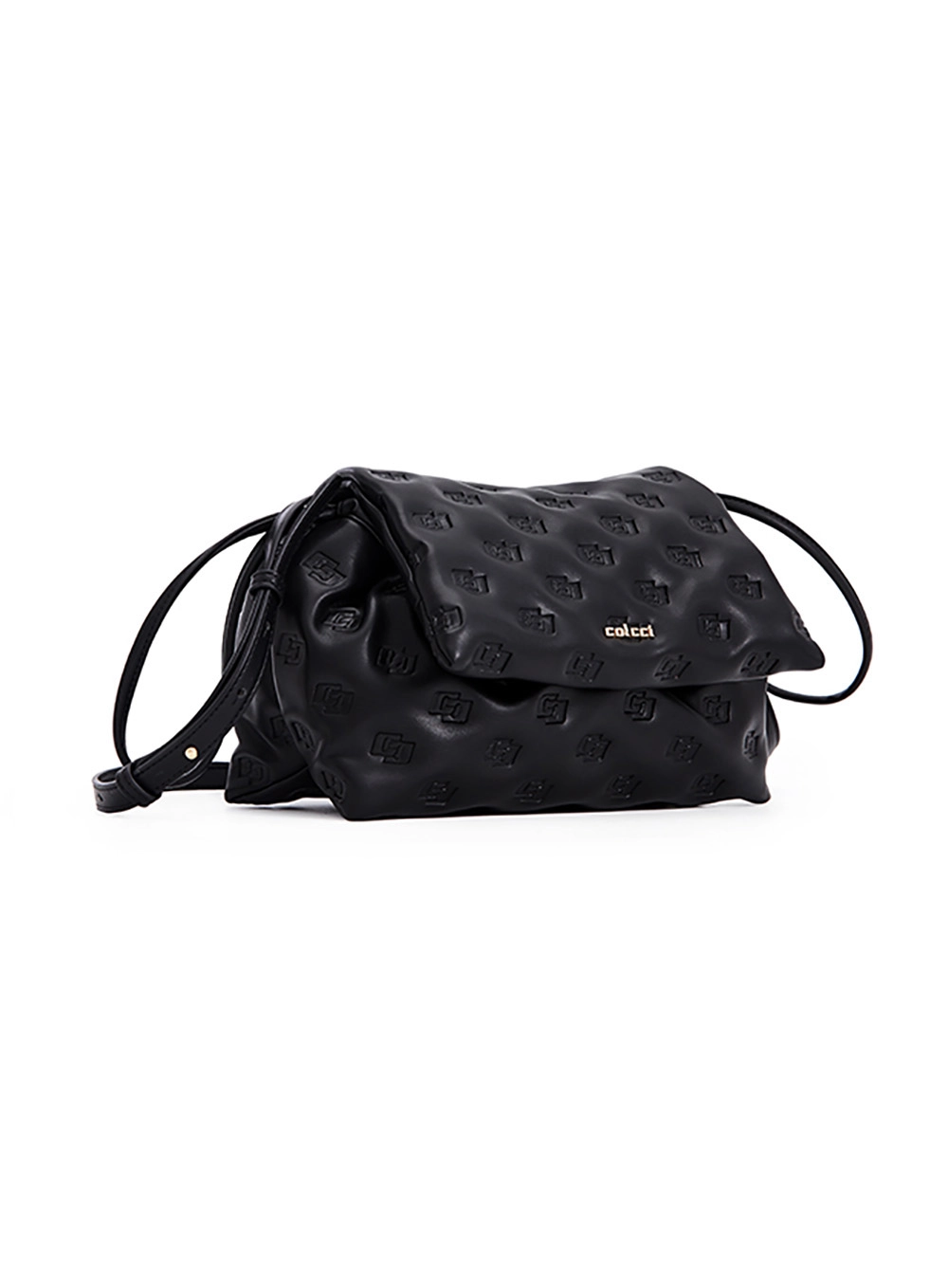 Bolsa Colcci Fem Cross Puffer M Grav Preto