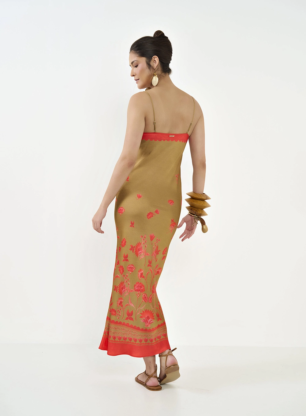 Vestido Estampado Midi Estampados