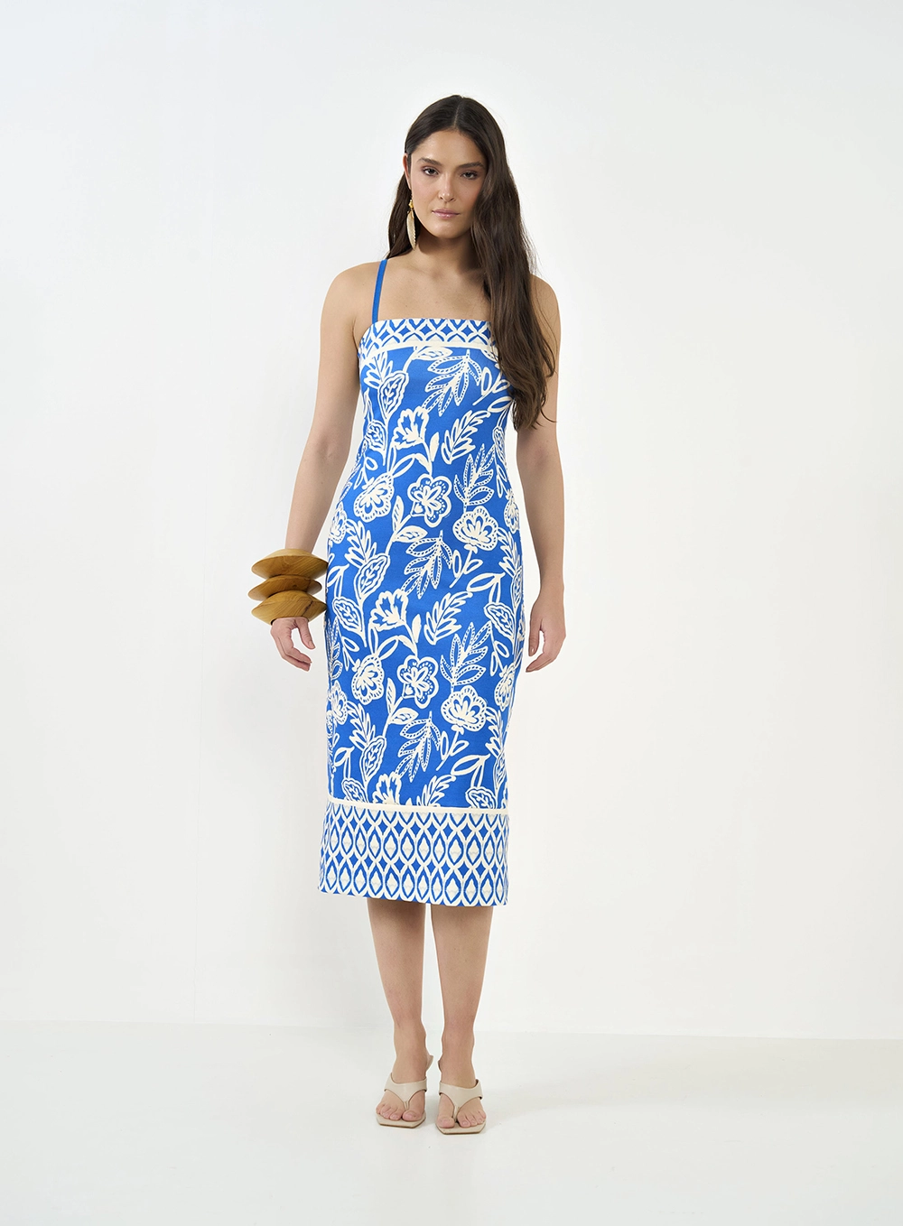 Vestido Estampado Justo Estampados