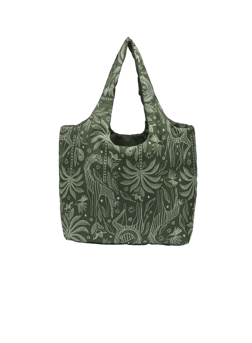Bolsa Shop Bag Dupla Face Verde