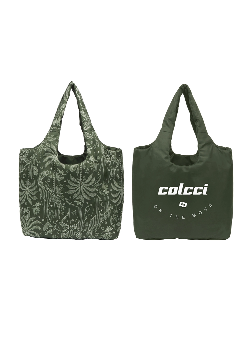 Bolsa Shop Bag Dupla Face Verde