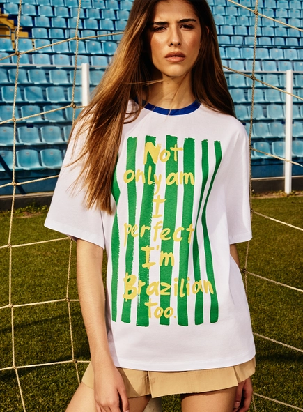 Camiseta Oversized Estampa Perfect - Copa