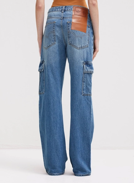 Calça Jeans Feminina Raquel Wide Leg
