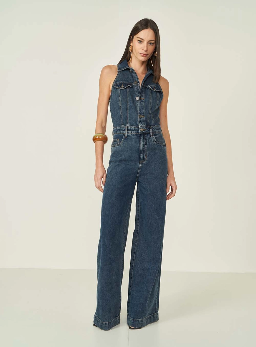 Macação Jeans