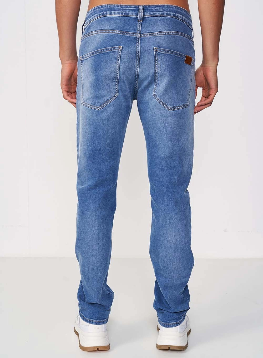 Calça Jeans Masculina Slim Fit Paris Índigo