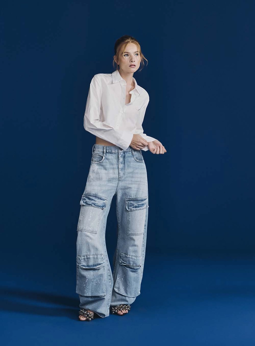 Calça Jeans Feminina Barrel Barcelona