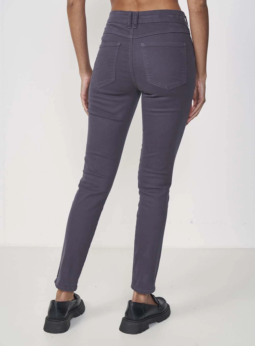 Calça Feminina Sarja Skinny Nova York CINZA