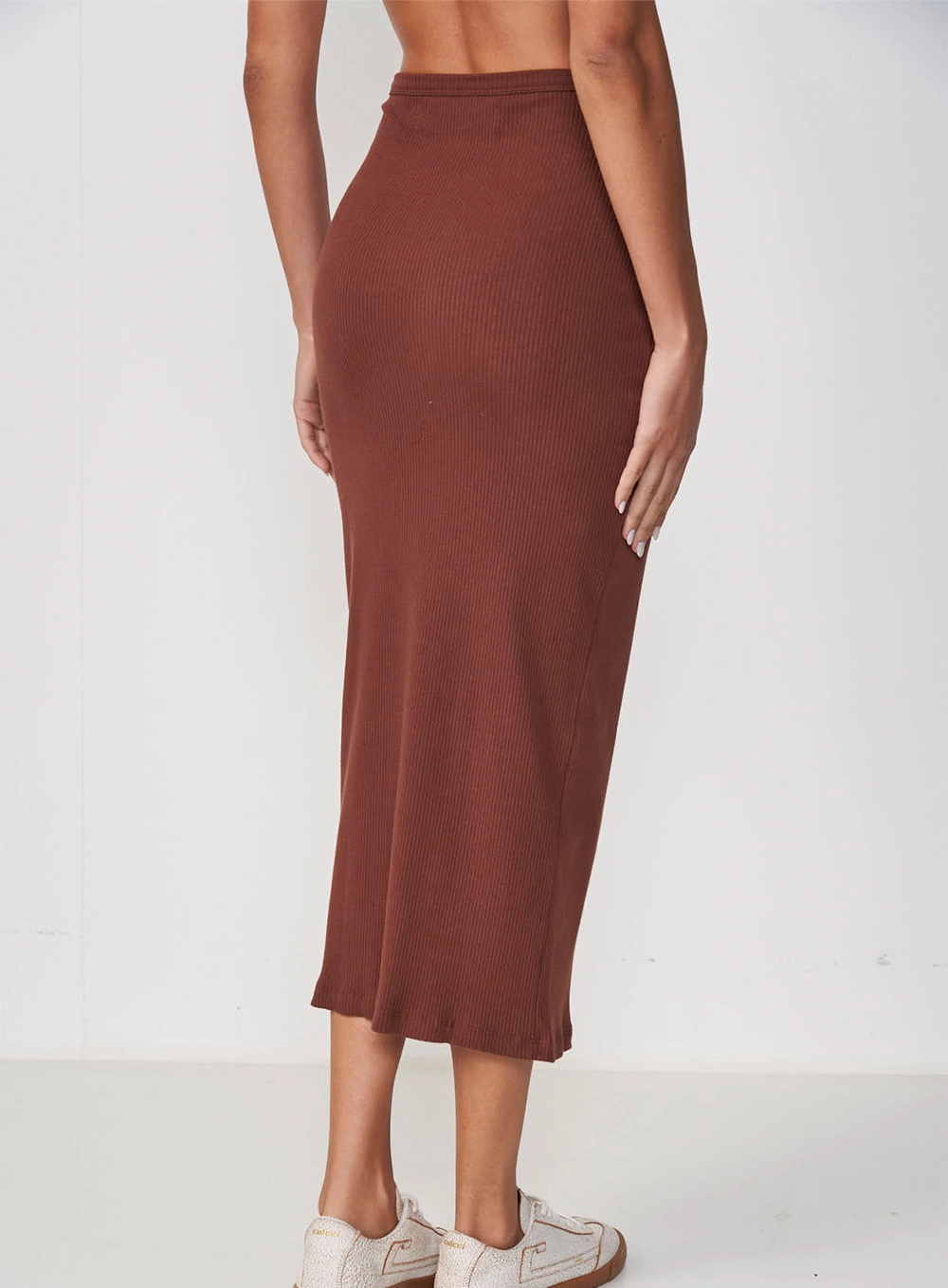 Saia Canelada Slim Comfort Marrom