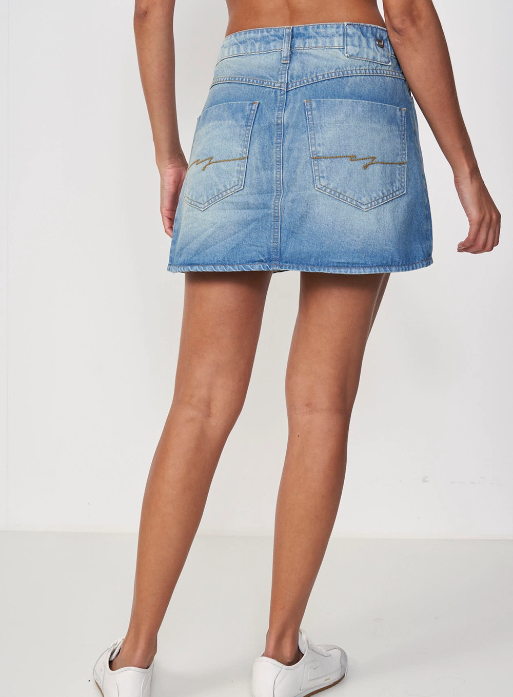 Saia Jeans Mini Cancun Índigo