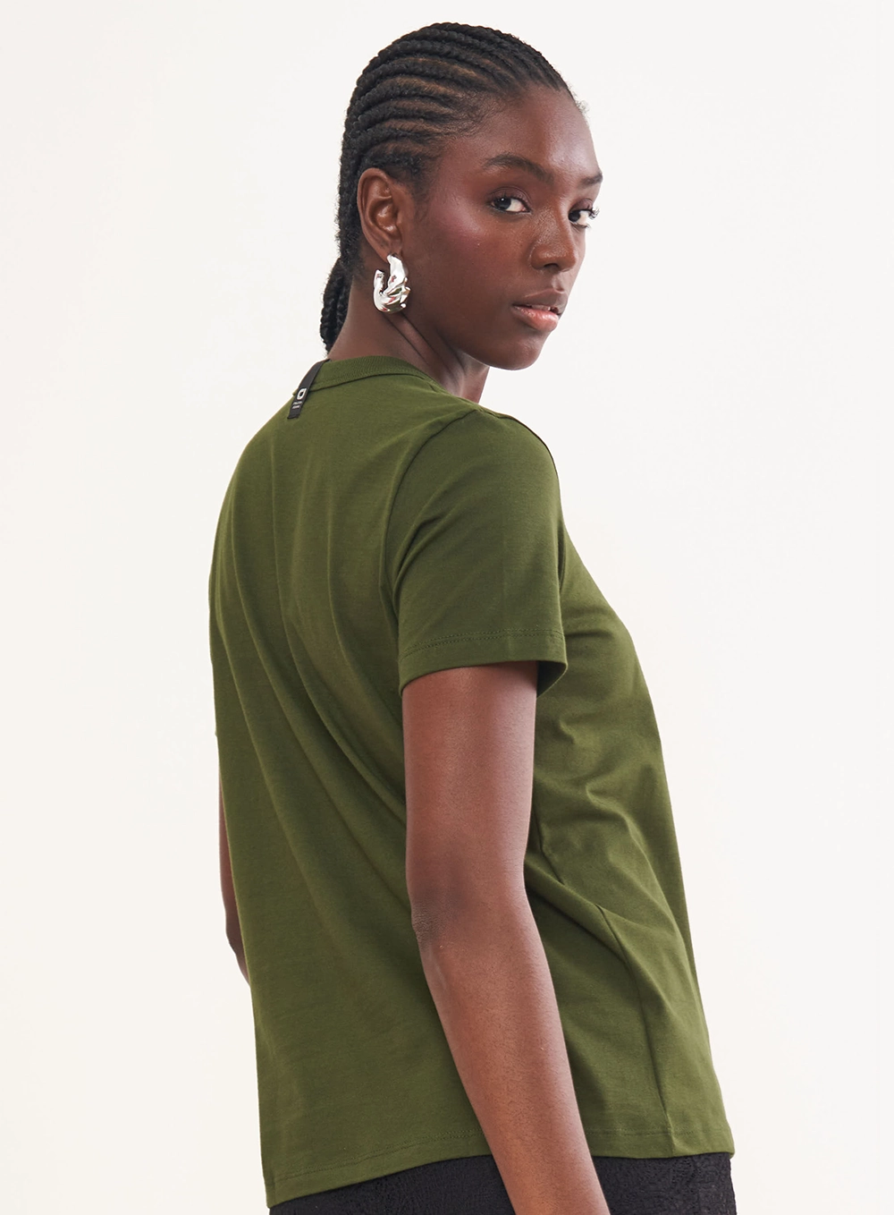Camiseta Com Logo Em Relevo Verde