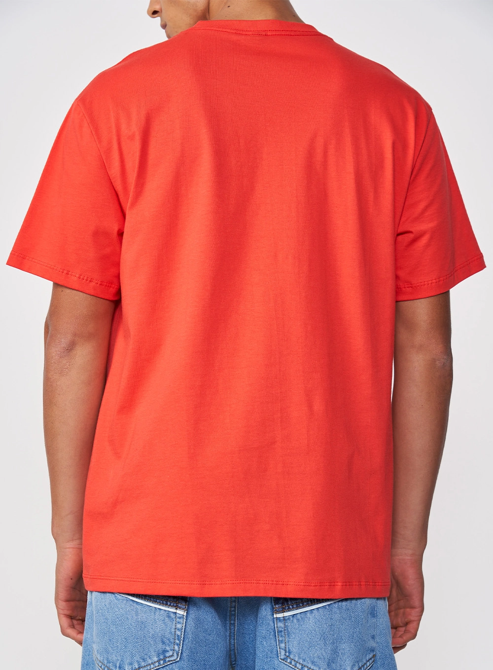 Camiseta Masculina Básica Lisa Vermelho