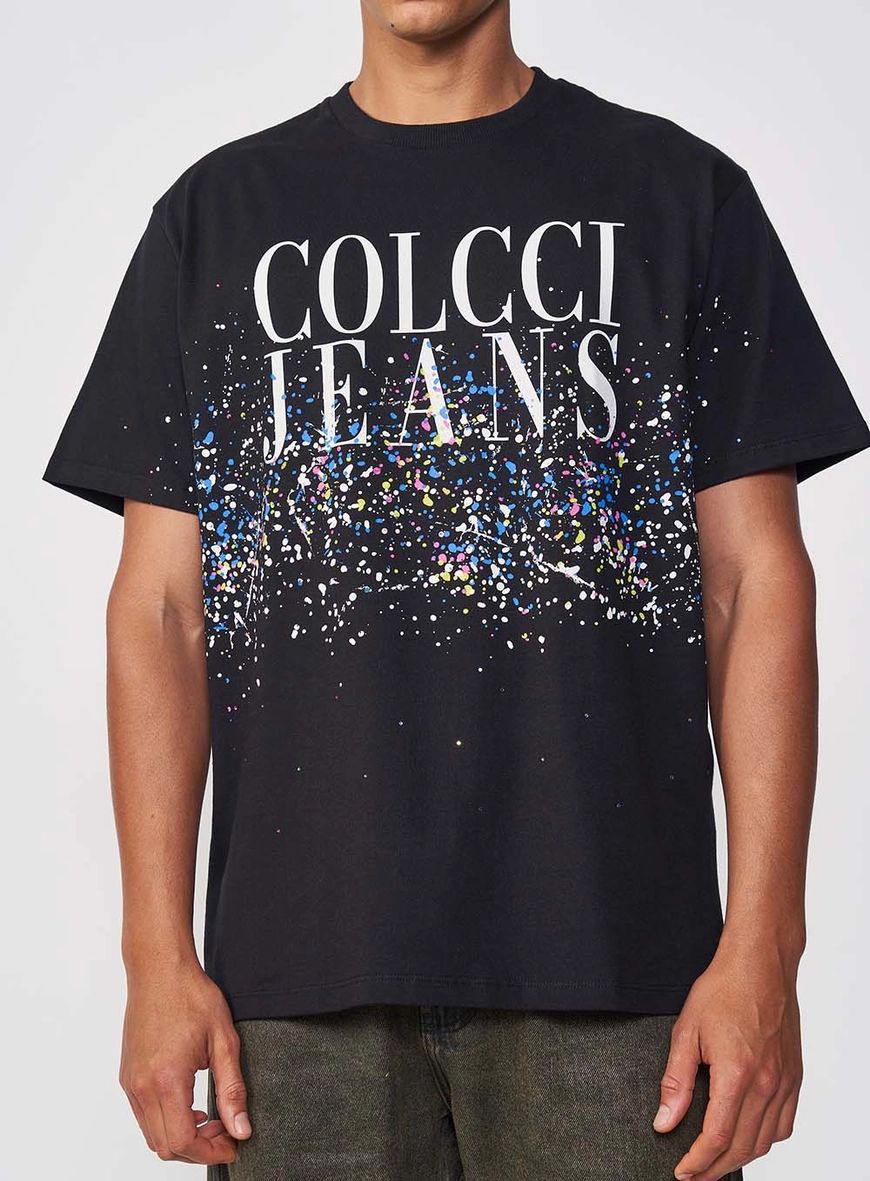 Camiseta Masculina Paint Splatter