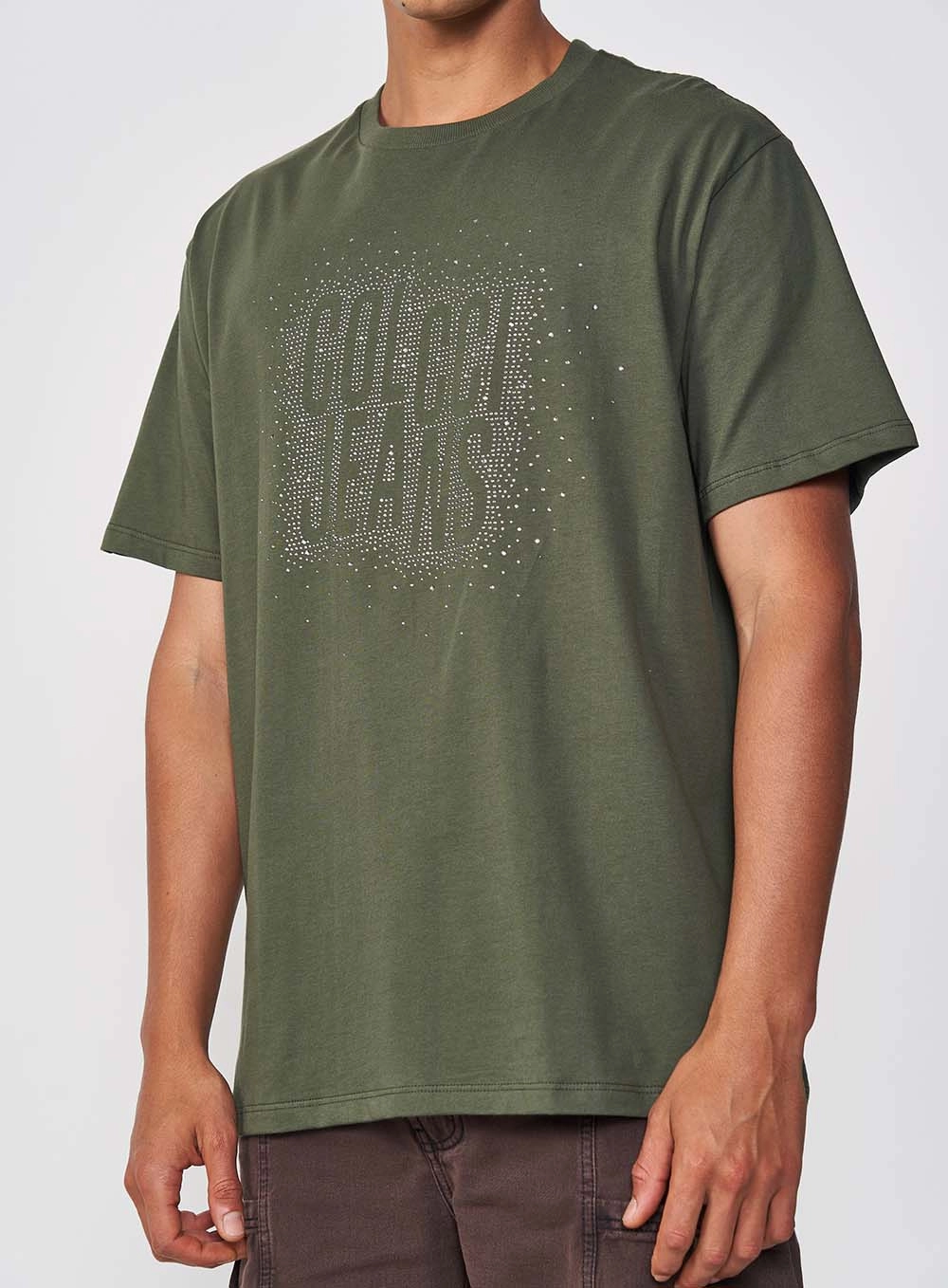 Camiseta Masculina Pontos De Luz Verde