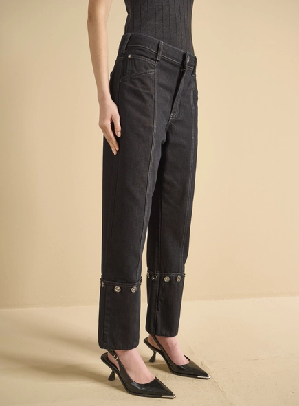 Calça Jeans Feminina Alfaiataria - Tufi Duek