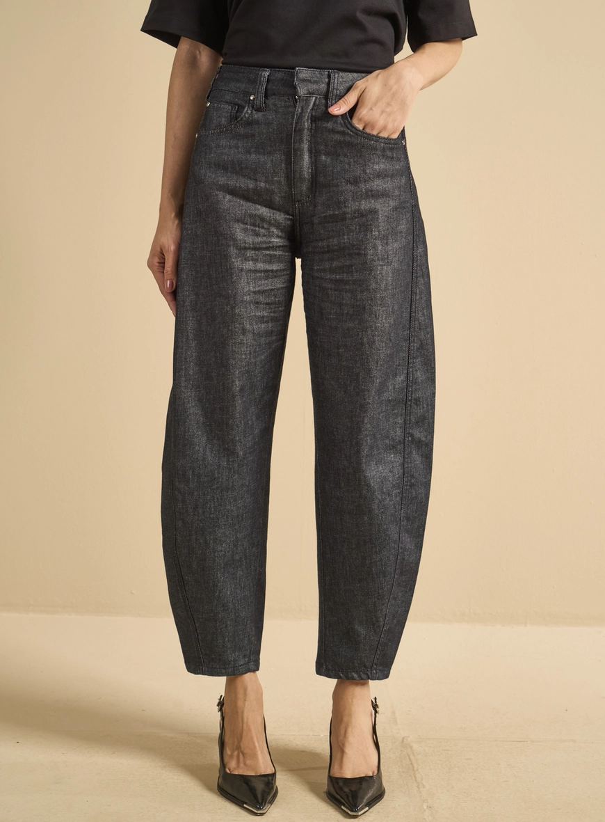 Calça Jeans Feminina Barrel - Tufi Duek Índigo