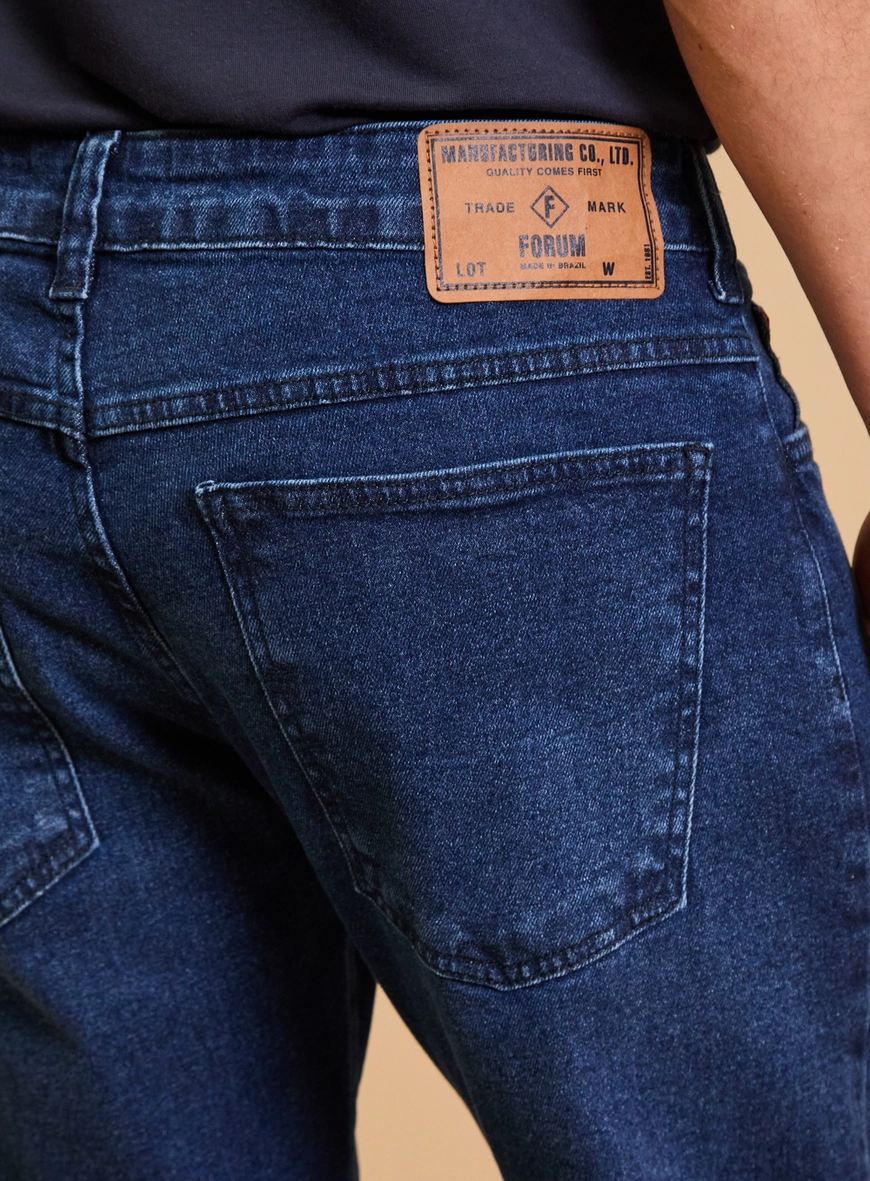 Calça Jeans Masculina Paul Slim Escuro Essencial Índigo