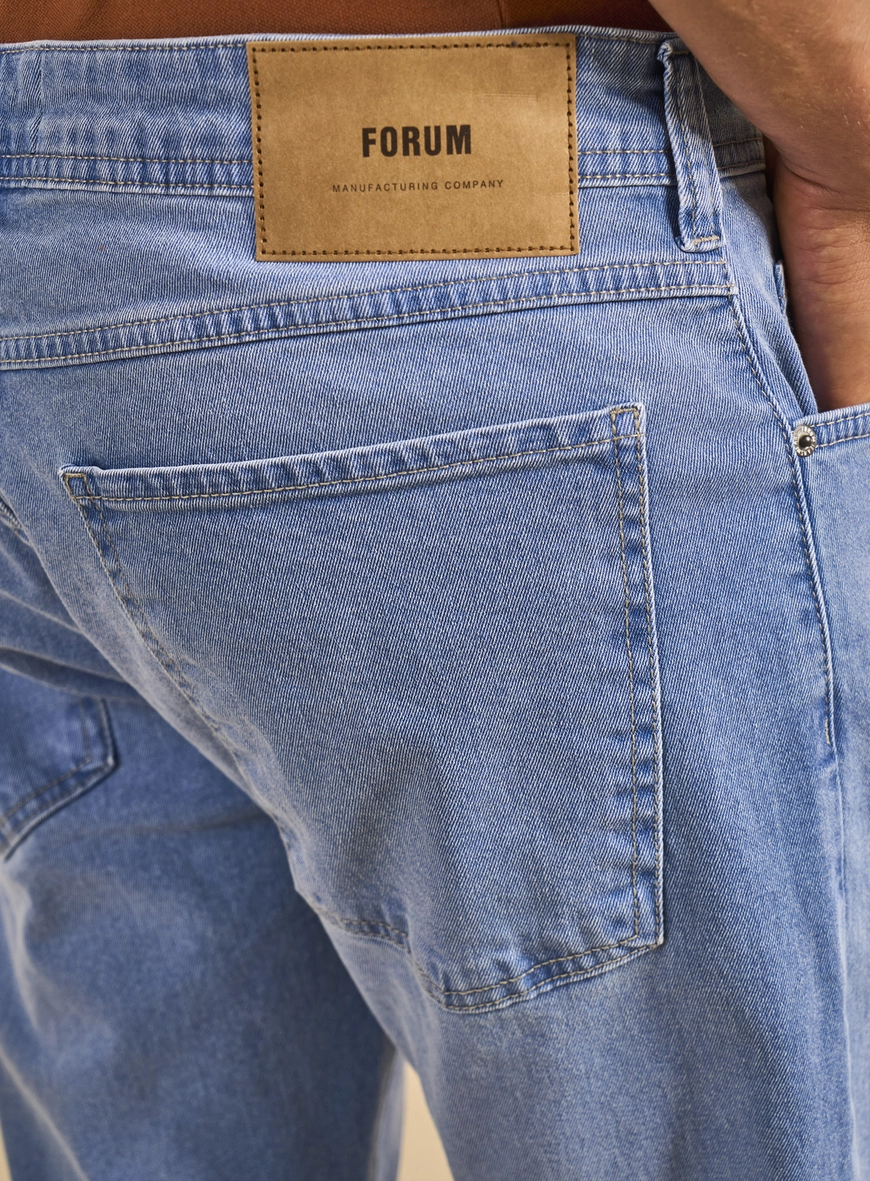 Calça Jeans Masculina Lavagem Clara - Igor Skinny Índigo