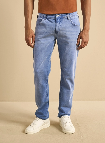 Calça Jeans Masculina Lavagem Clara - Igor Skinny