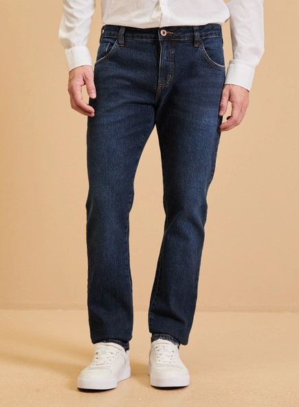 Calça Jeans Masculina Lavagem Escura - Igor Skinny