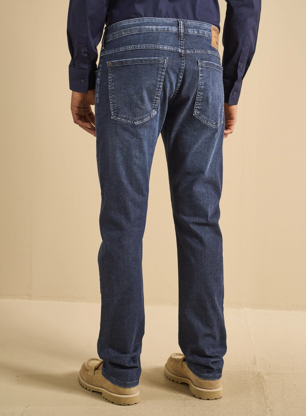 Calça Jeans Masculina Lavagem Escura - Paul Slim Índigo 2