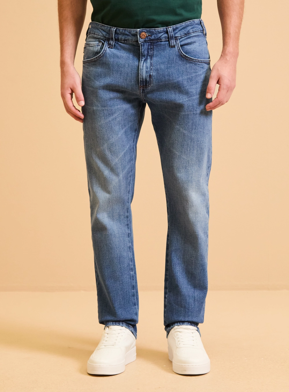 Calça Jeans Masculina - Paul Slim Índigo 3