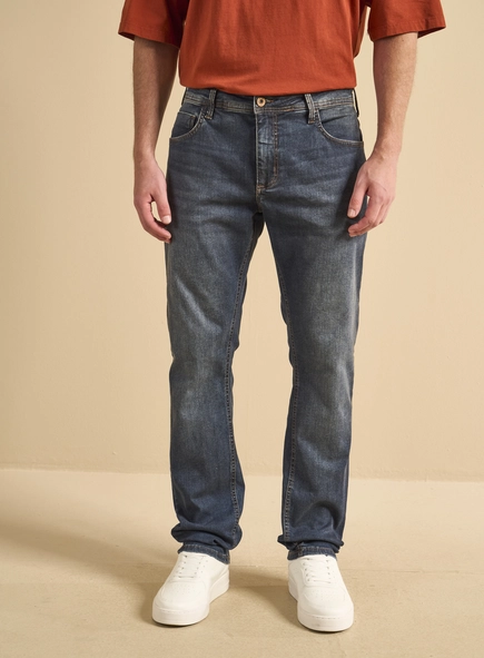 Calça Jeans Masculina Lavagem Escura - Paul Slim