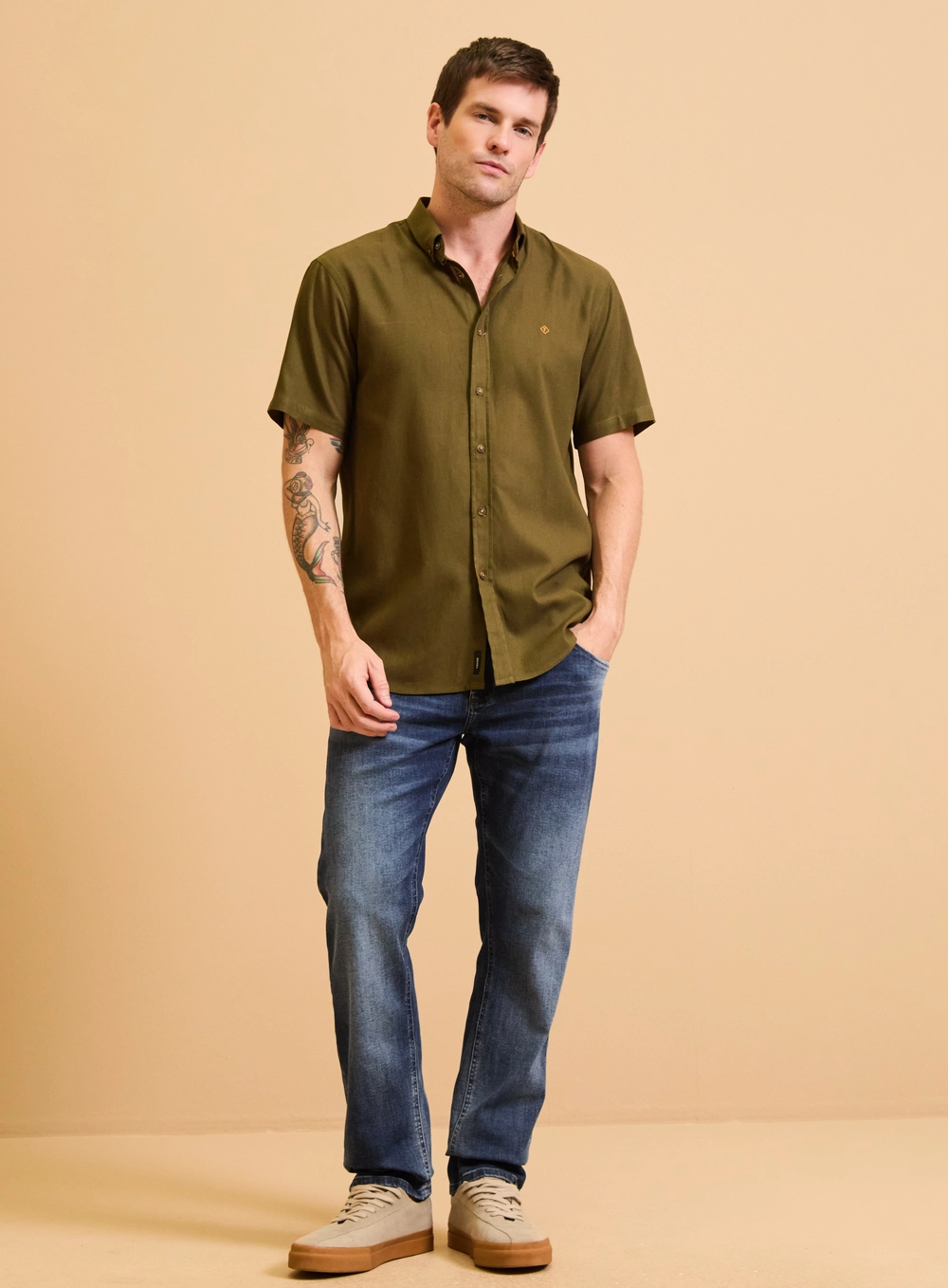 Calça Jeans Masculina Igor Skinny Índigo 1