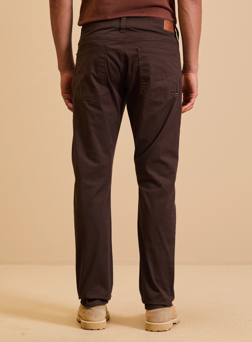 Calça Sarja Masculino - Paul Slim Marrom