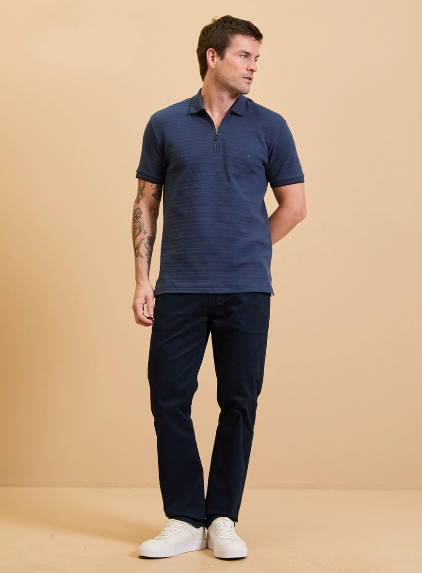 Calça Sarja Masculina - Paul Slim Azul