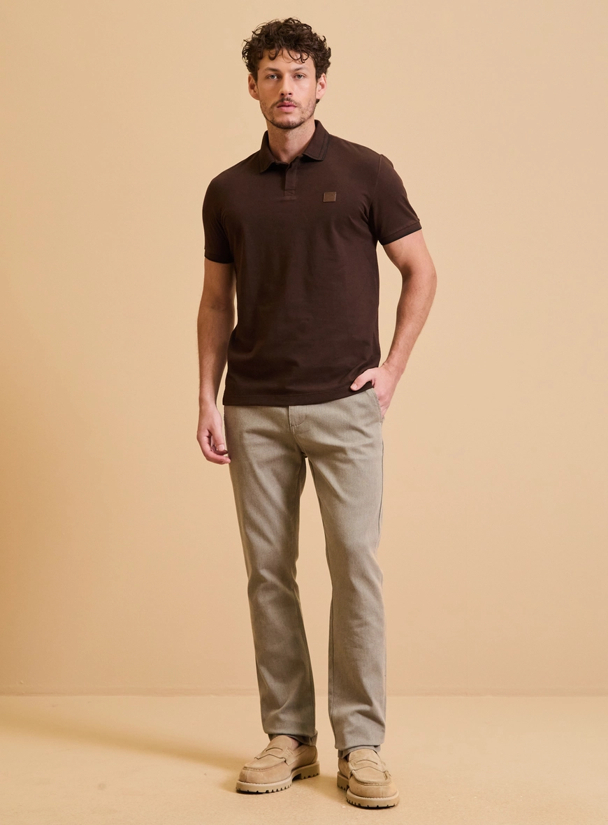 Calça Sarja Masculina - Vitor Bege