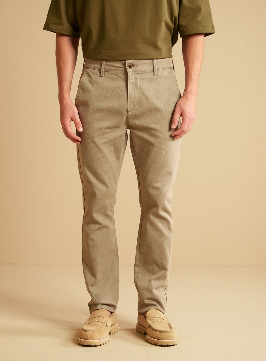 Calça Sarja Masculina - Vitor Bege
