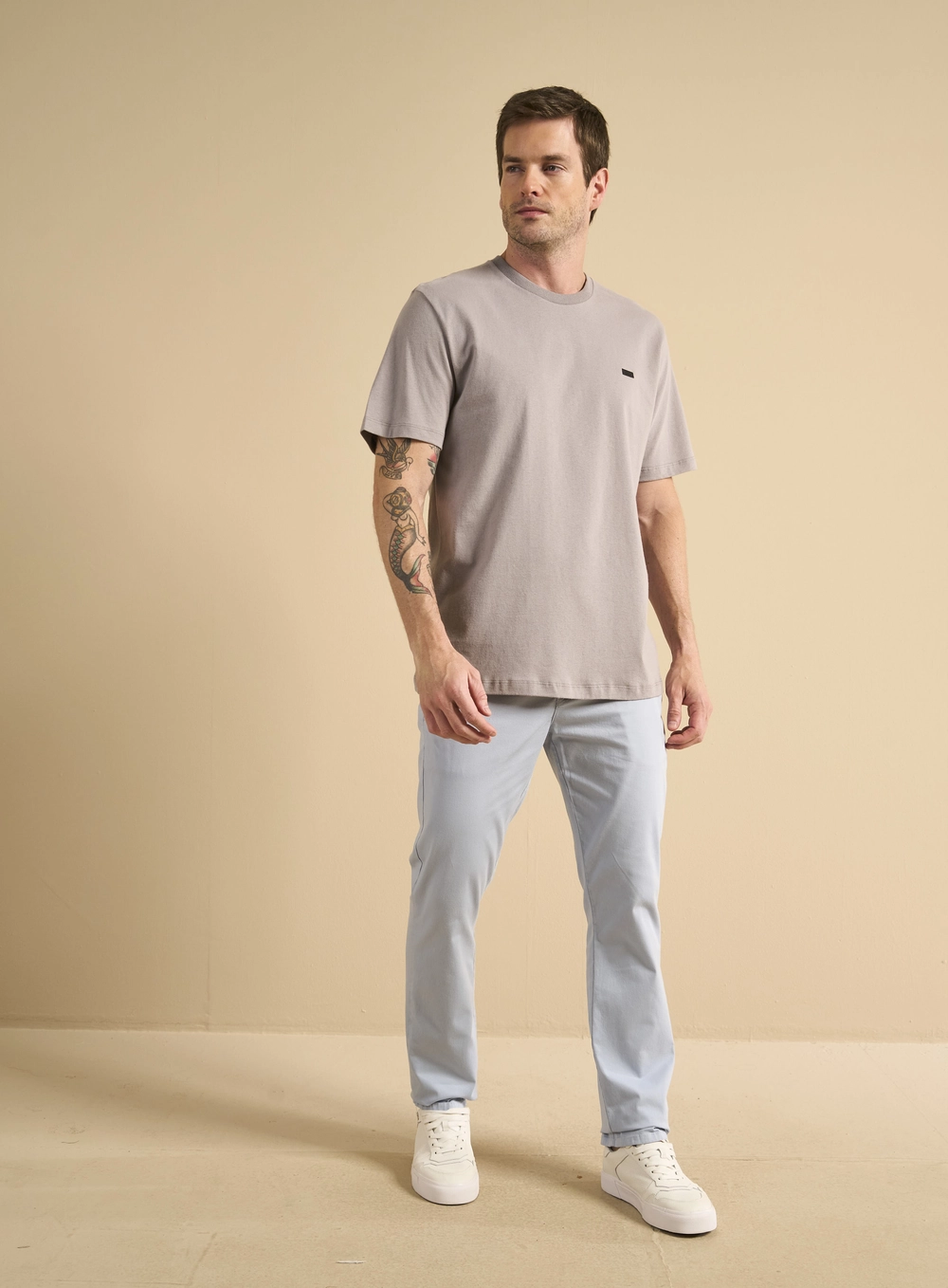 Calça Sarja Masculina - Vitor Azul 1