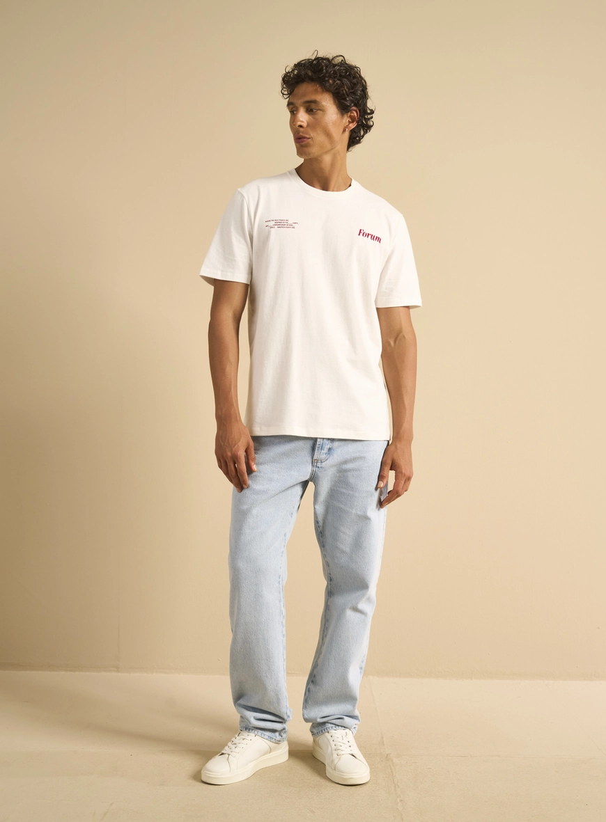 Calça Jeans Masculina Lavagem Clara - History Índigo