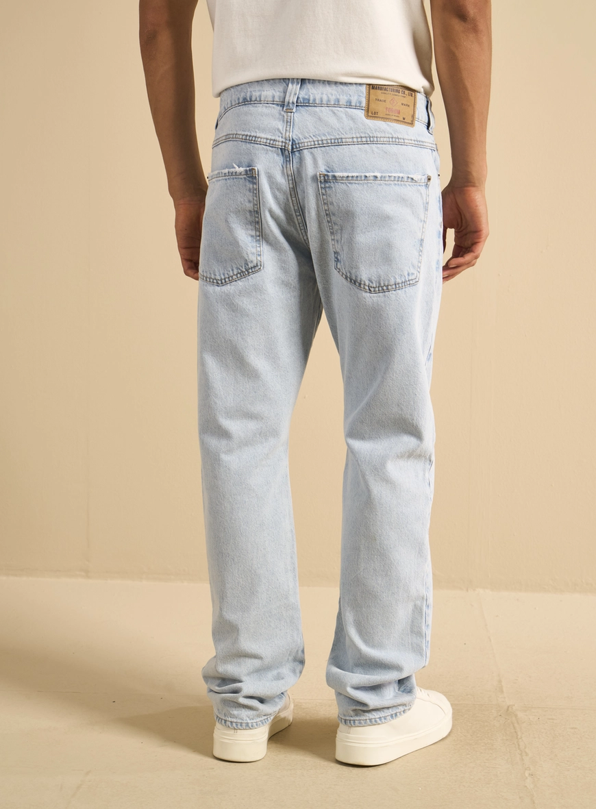 Calça Jeans Masculina Lavagem Clara - History Índigo
