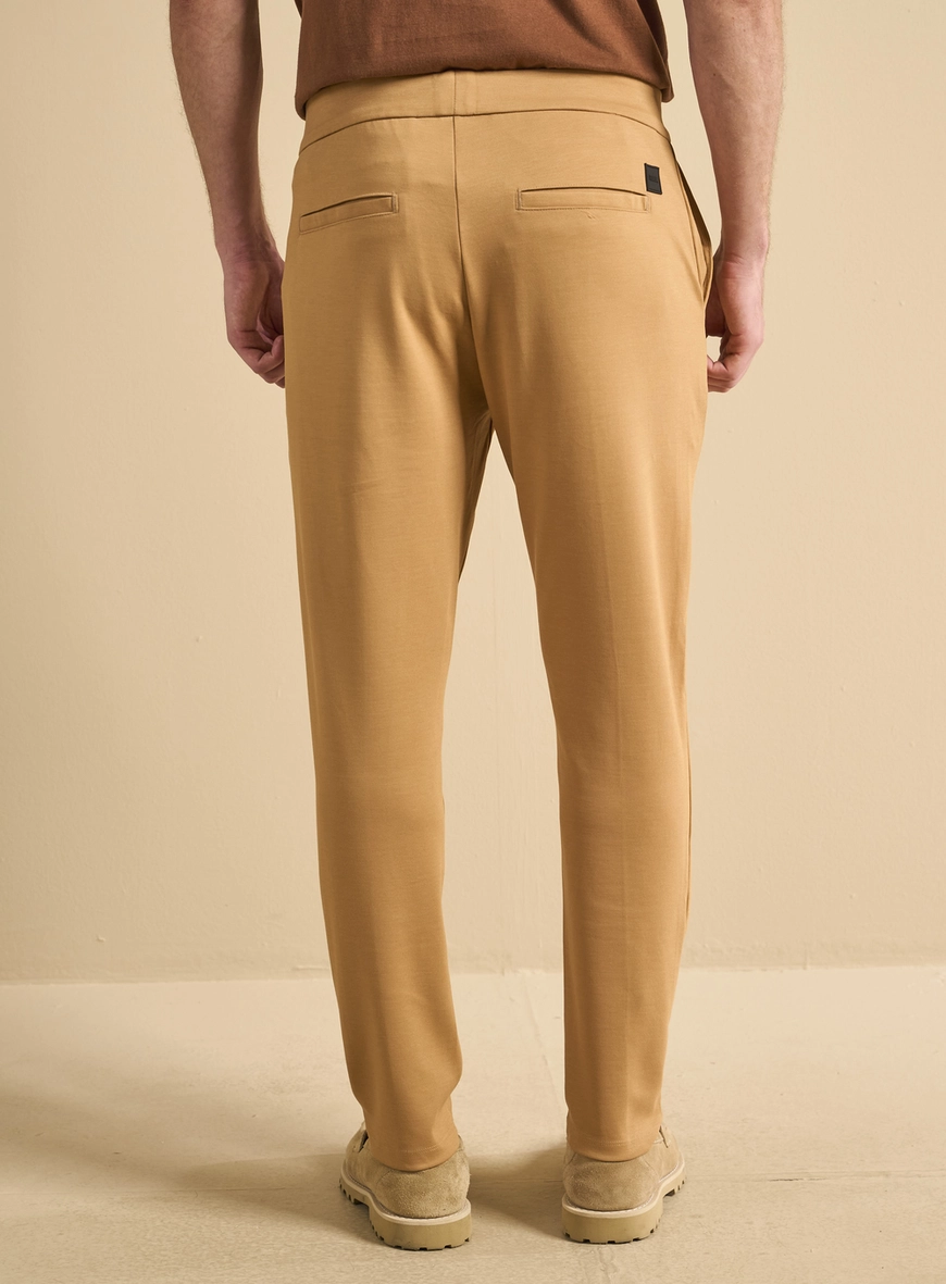 Calça Alfaiataria Masculina Com Nervuras - Johann Bege