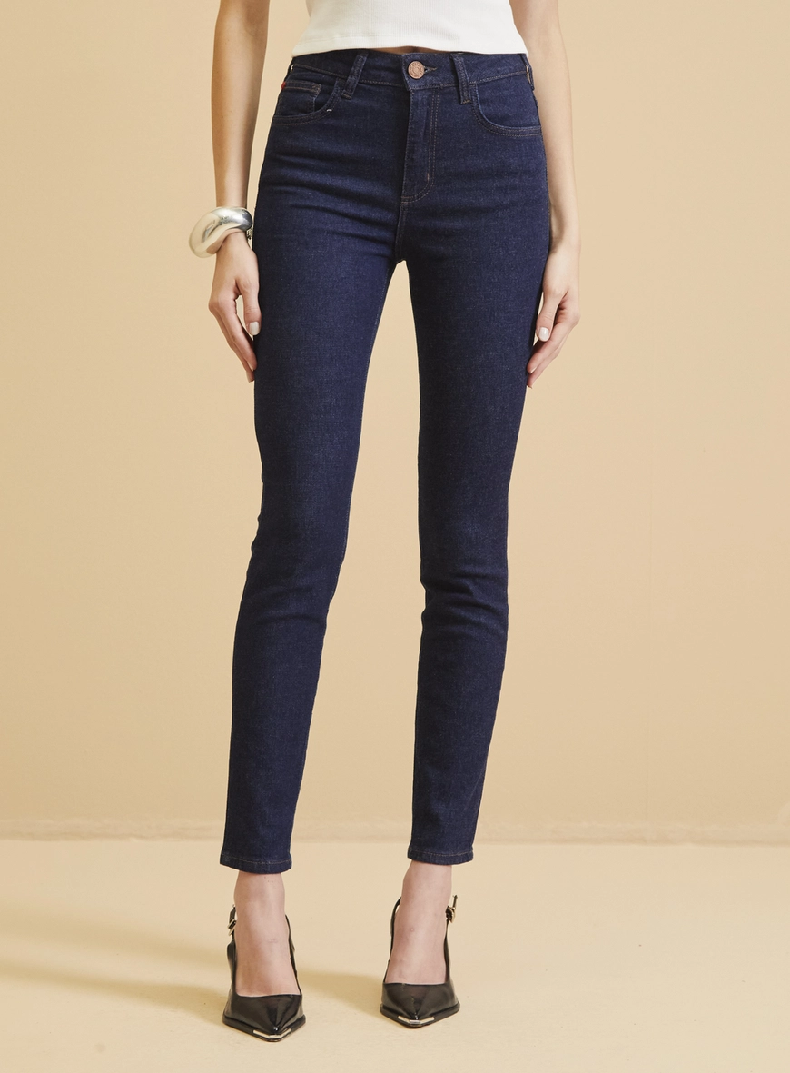 Calça Jeans Feminina Cigarrete - Marisa Índigo