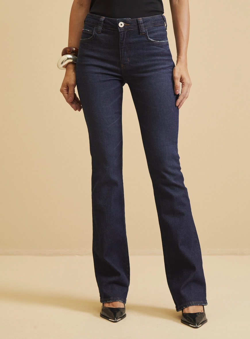 Calça Jeans Feminina - Marisa Boot Cut Índigo