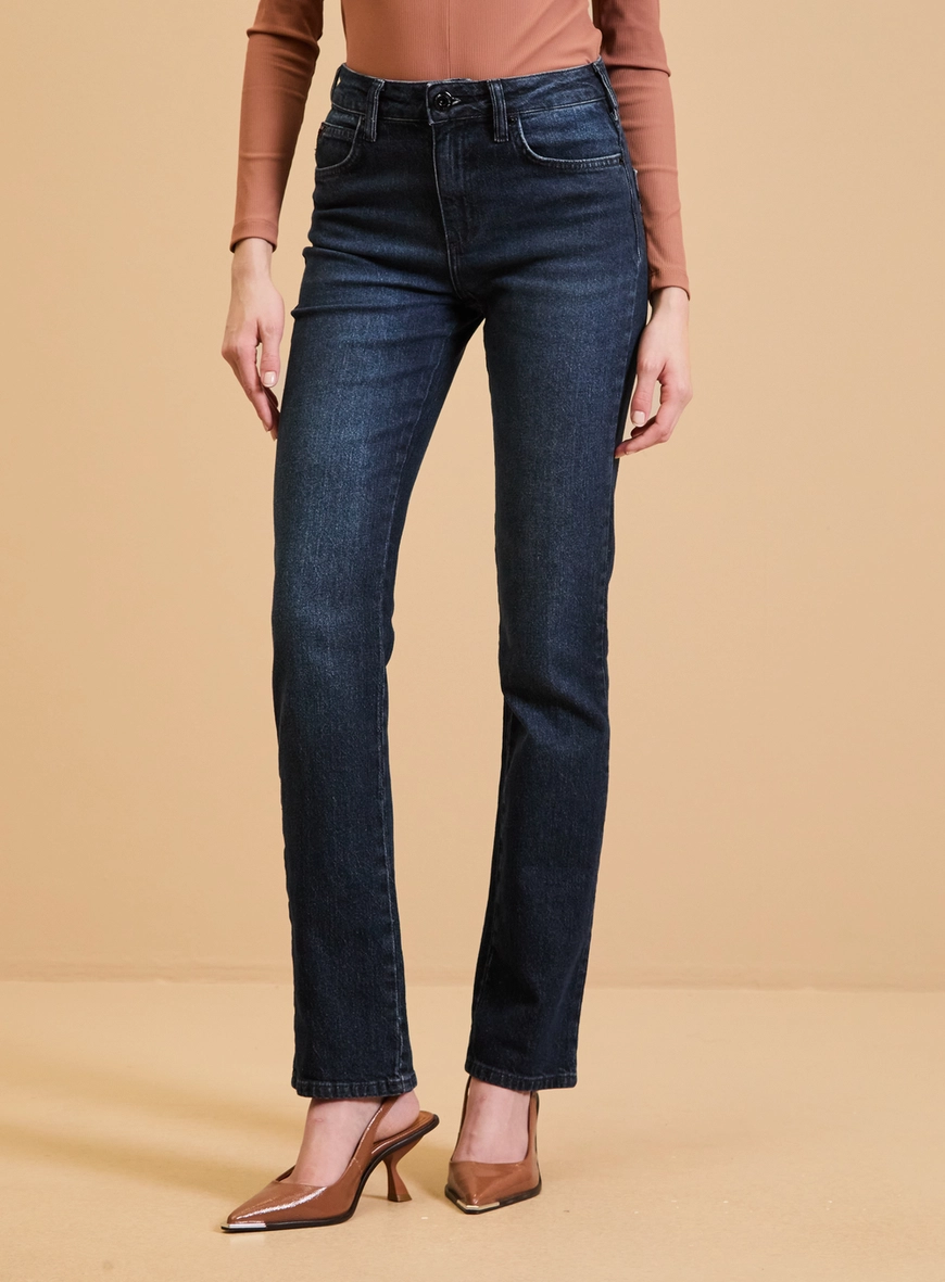 Calça Jeans Feminina - Marisa Slim Índigo
