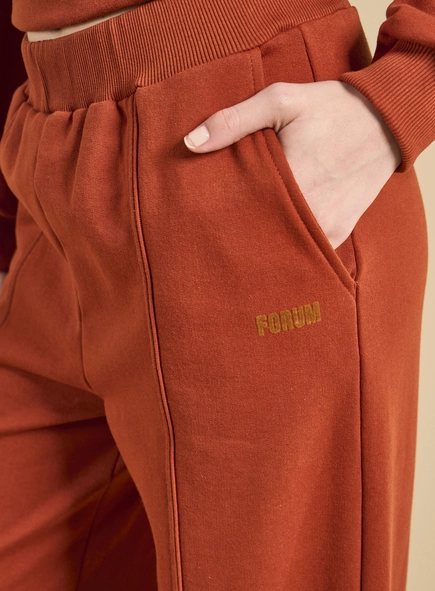 Calça Moletom Feminina Cintura Alta