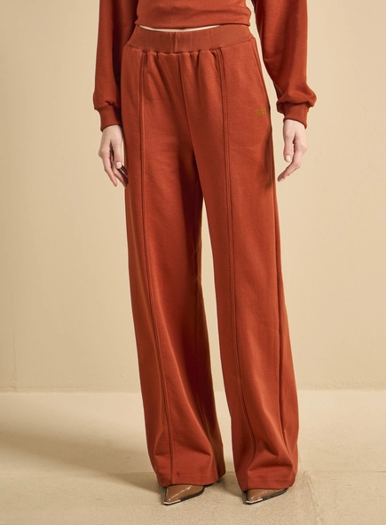 Calça Moletom Feminina Cintura Alta