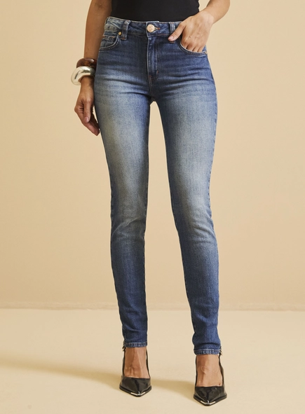 Calça Jeans Feminina Marisa Skinny