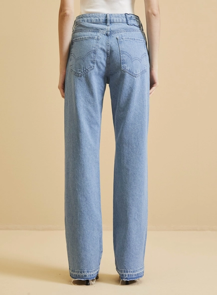 Calça Jeans Feminina Wide Leg - Raquel