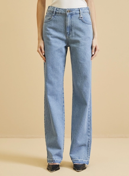 Calça Jeans Feminina Wide Leg - Raquel