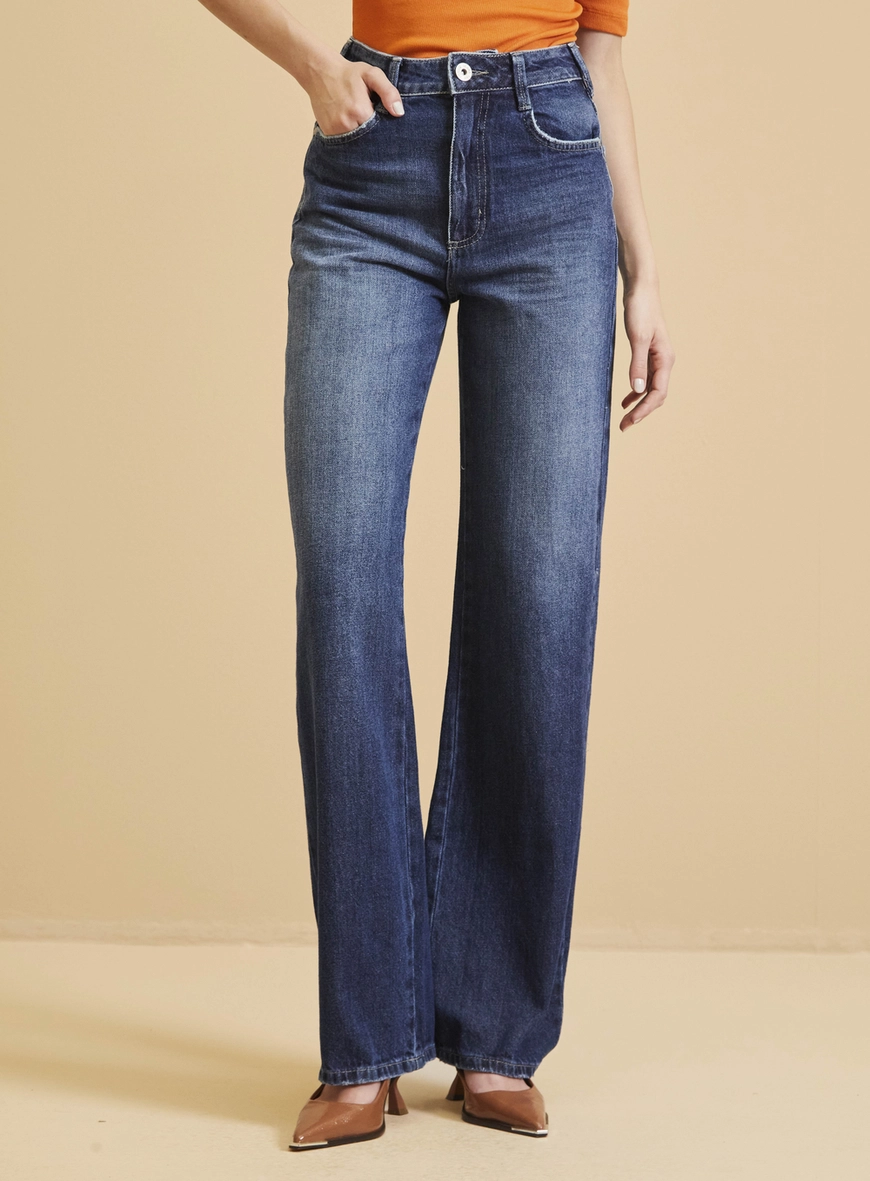 Calça Jeans Feminina - Bella Índigo