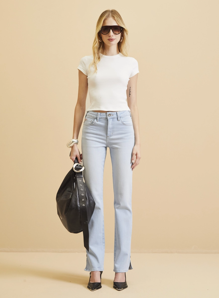 Calça Jeans Feminina - Marisa Slim Índigo