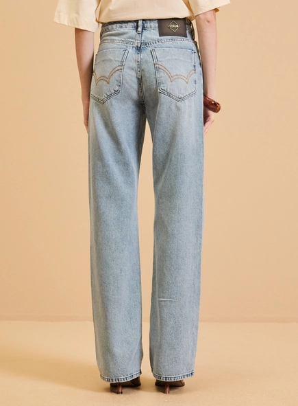 Calça Jeans Feminina - Raquel Wide Leg