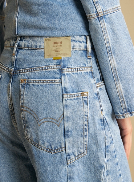 Calça Jeans Feminina Baggy