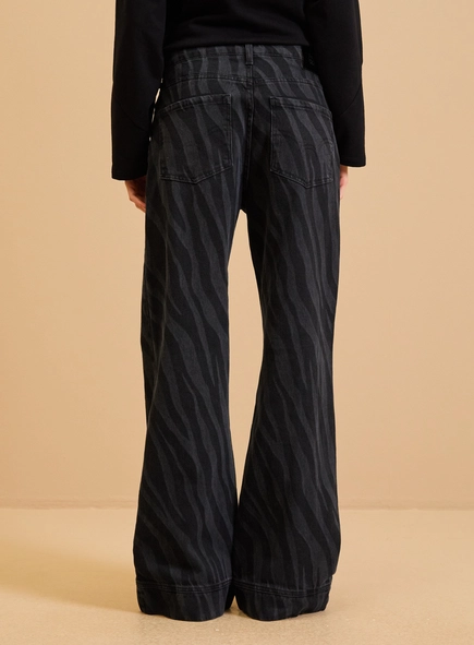 Calça Jeans Feminina New Estampada